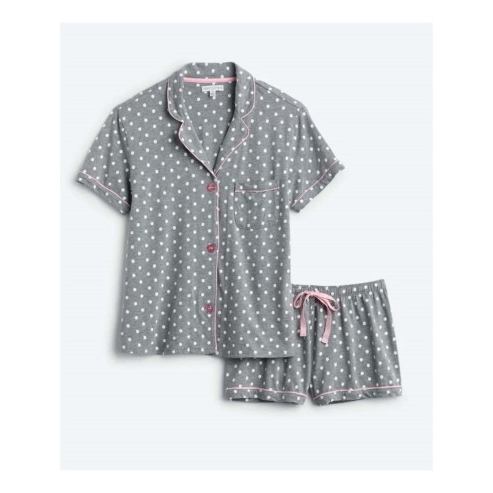 New Seeing Stars 2X Gigi Sleep Short Sleeve Top & Boxer Short Pajama Set #88274